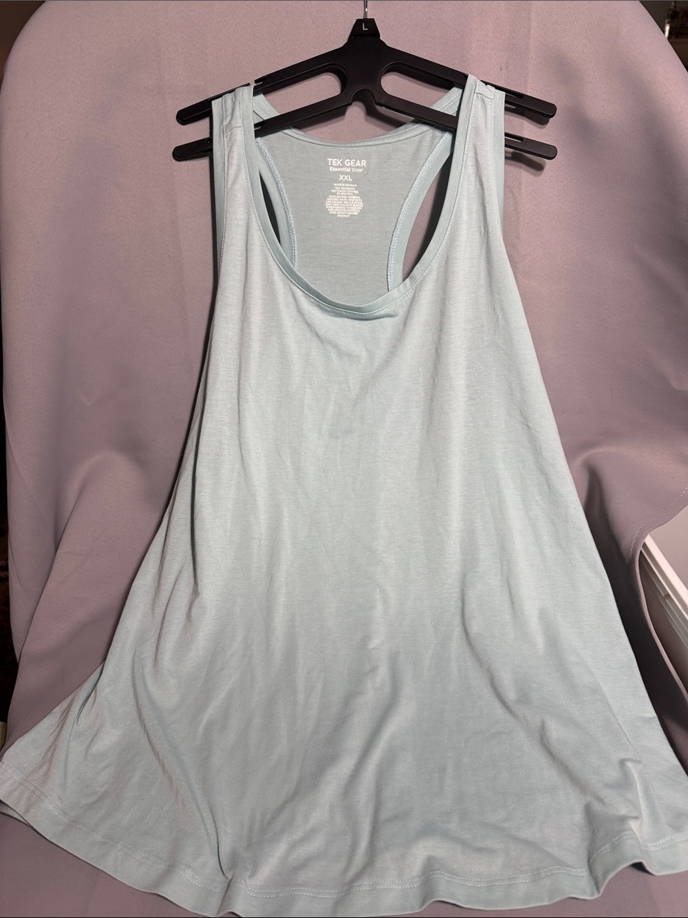 tek gear Light Blue Racerback Tank